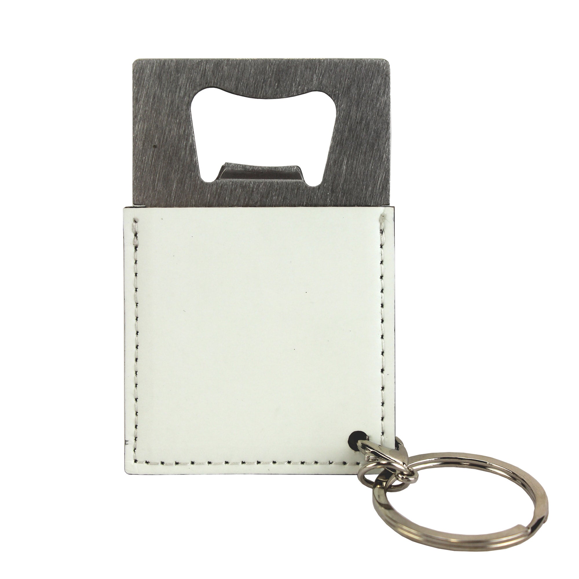 PolyLeather Clad Stainless Steel Bottle Opener - Card | CRTV•CNCPTS